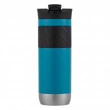 Contigo Trinkflasche SnapSeal Byron 2.0 Thermo Edelstahl (Thermalock-Vakuumisolierung) 470ml Juniper blau